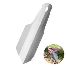 Spatule d'extérieur en titane pur, outil de Camping, pelle Portable ultra-légère, pelle de jardinage multifonctionnelle, Camping randonnée, outils d'extérieur