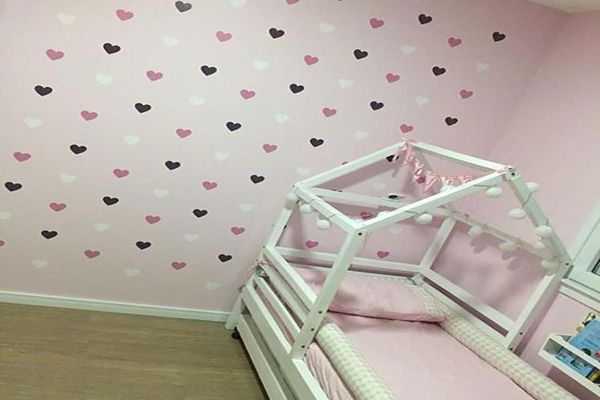 Amp affiches pour enfants bébé fille chambre décorative pépinière chambre stickers muraux décoration de la maison 7984003