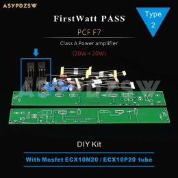 Amplificateur 1 paire stéréo Firstwatt Pass PCF F7 Classe de rétroaction actuelle positive A MOT DE DIY AMPLIFICATEUR DE POWER 20W + 20W