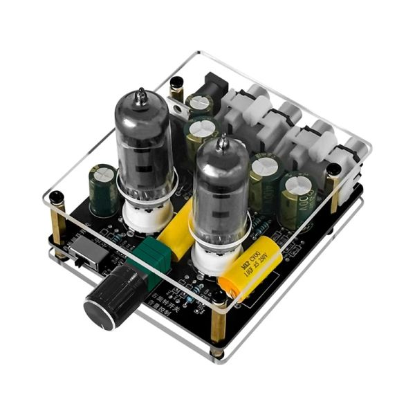Amplificateur 1 pièce DC FINED BOARD 6K4 TUBES PRANGE PRANGEUR Amplificateur HiFi Tube Préamplificateur Board avec version boost