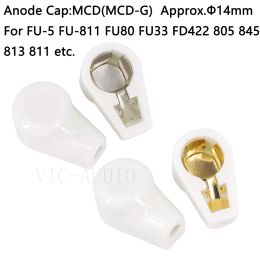 Amplificateur 10pcs Big 14 mm tube en céramique ANODE CAPLE CAPLE CAPLE MCD pour 813 805 811 845 FD422 FU5 FU811 FU80 FU33 Amplificateur de tube à vide Diy