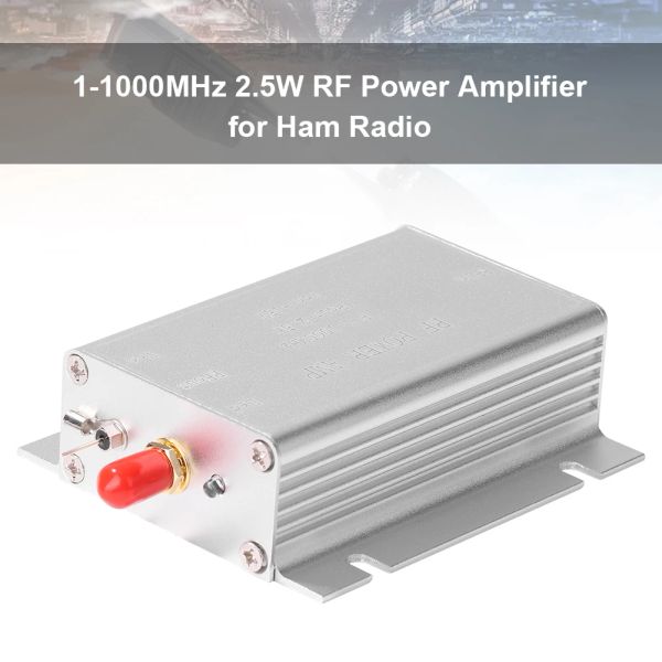 Amplificador 11000MHz 2.5W RF Amplificador de potencia para transmisor HF FM VHF UHF FM AMP Radio AMATEUR Control remoto inalámbrico Walkietalkie