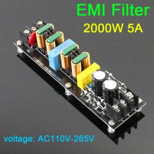 Amplificateur 110V 220V AC ALIMENTATION DU FILTRE D'ALIMENTATION POWER 2000W 15A FILTRE EMI Suppresseur de bruit à haute efficacité pour l'amplificateur de puissance sonore audio