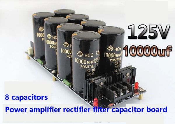 Amplificateur 120A Amplificateur Rectifier Filtre Filtre Poste Power Board High Power Schottky Rectifier Filtre Alimentation Board 10000UF 125V