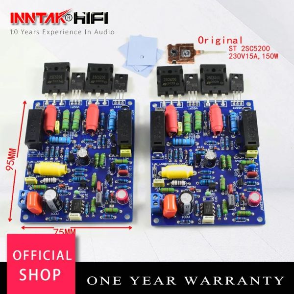 Amplificateur 1pair / 2 canaux quad405 100W + 100W Power Power Amplifier Board Kit de bricolage / Carte assemblée