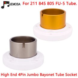 Amplificateur 1pc eizz de haute qualité 4pins Jumbo Ceramic Valve Tube Base Base pour 211 805 845 FU5 810 Amplificateur de tube à vide Audio Hifi bricolage