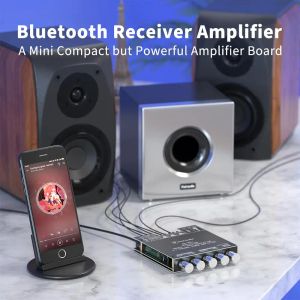 Amplificateur 2.1 canal Bluetooth Sound Power Amplifier la carte Mini MODUTE AMP NIGIQUE AUDUMENTATIQUE sans fil 50W x2 100W Subwoofer