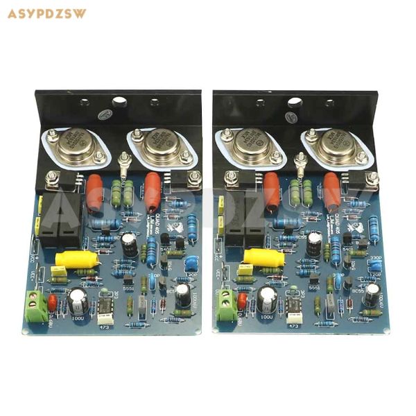Amplificateur 2 CH Amplificateur de puissance de clone Quad405 avec MJ15024 + PCB en aluminium / kit de bricolage / carte finie