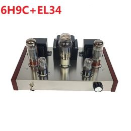 Amplificador 2020 Nobsound Home Audio Single End 5U4G+EL34B+6H9C TUBE AMPLIFICADOR Kits de bricolaje de acero inoxidable