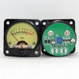 Amplificateur 2PCS 45 mm Big VU METER STÉRÉO AUDIO Amplificateur Board Indicateur Réglable avec pilote