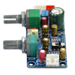 Amplificateur 2x Filtre à passes basses Bass Bass Subwoofer Préamper Board Amplificateur Single Power DC 932V Préamplificateur avec réglage du volume de basse