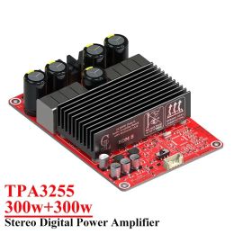 Amplificateur 300W * 2 TPA3255 2Channel Stéréo Board Amplificateur High Power Bluetooth 5.0 DC2448V CLASSE D AUDICATE