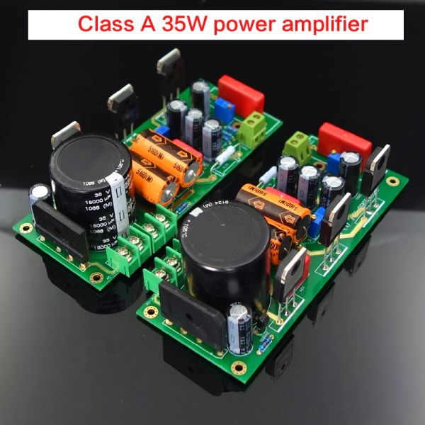 Amplificateur 35W Classe A Board d'amplificateur d'alimentation 1969 Amplificateur de puissance de bricolage avec alimentation électronique Alimentation NJW0281