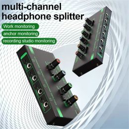 Amplificador 4/6 canales Auriculares estéreo Amplifier