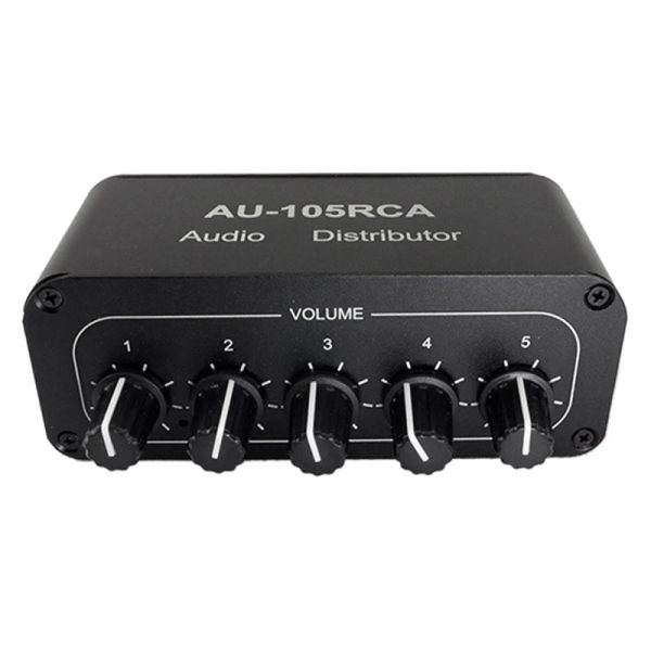 Amplificateur 5ch Distributeur audio Stéréo Mixer Audio 1 Entrée 5 SPÉRIEUR RCA RCA pour amplificateur POWER