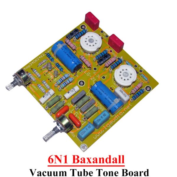 Amplificateur 6N1 Baxandall Sabuum tube de tube borad basse distorsion et faible bruit 36 fois la carte de préamplificateur de gain de tension pour amplificateur audio