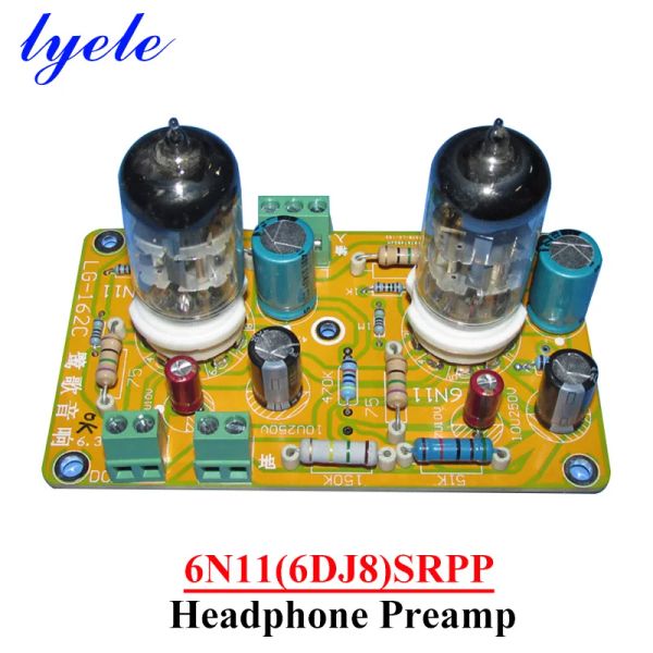 Amplificateur 6N11 (6DJ8) Préamplificateur du casque SRPP Préamplificateur Circuit Board HIFI Préamplificateur Amplificateur DIY Audio