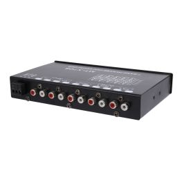 Amplificador Audio Audio Equalizer ajustable 7 bandas EQ EQ Amplificador Equalizador gráfico con CD/Aux Entrada Seleccione Interruptor Negro