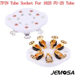 Amplificateur 7 poupin socket GZC713 Ceramic Vintage Vintage Sunget pour FU25 1625 6A6 826 832 ETC