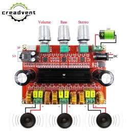 Amplificateur 80W * 2 + 100W Digital Audio Subwoofer Amplificateur Board 2.1 Channel Digital TPA3116D2 avec NE5532 DC1224V AMP stéréo