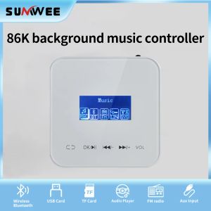 Versterker 86K Mini Bluetooth -versterker Wall Audio Audio Achtergrond Muziekspeler Home Theatre controller Sound System TF Card USB FM Sumwee