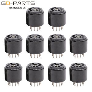 Versterker 9pin Bakeliet Tube Socket Test Saver voor 12AX7 EL84 5670 12at7 ECC83 ECC82 6DJ8 HIFI Vintage versterker DIY 10PCS