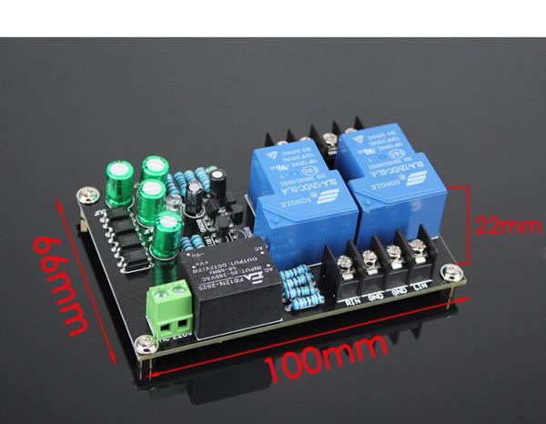 Amplificateur AC 220V Board de protection des haut-parleurs 30A Relay High Power Delay Start Board pour MAX 900W Amplificateur Board