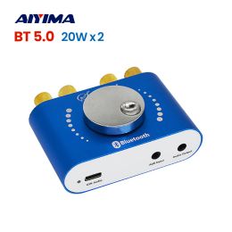 Amplificateur AIYIMA 10W / 20W BLUETOOTH 5.0 APLIFICATION AMPLIFICATION AUDIO BOARD 2.0 STÉRÉO DIGITAL Amplificateur Sound Amplificador Control Apparte