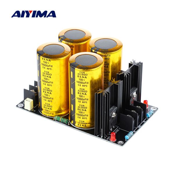 Amplificateur Aiyima 120A Amplificateur Schottky Module d'alimentation de filtre rectifié Rectifier High Power Alimentation Board pour Home Amp DIY 10000UF 100V