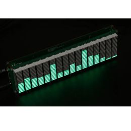 Amplificateur Aiyima 16 Niveau LED Musique audio Spectrum Indicateur amplificateur Boîte de couleur verte Speed Réglable avec des kits de bricolage AGC Mode AGC