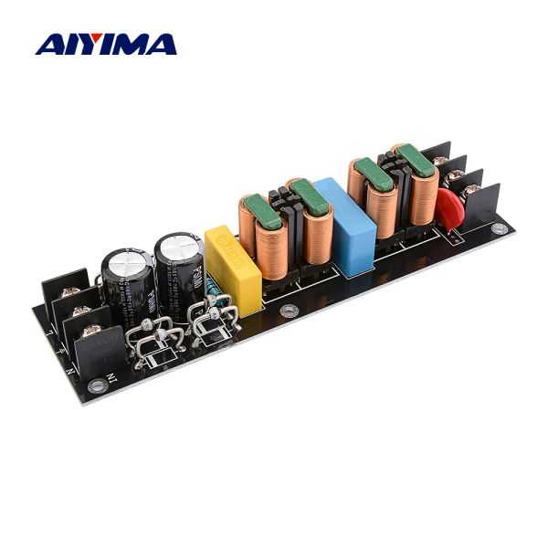 Amplificador AIYIMA 2000W 15A Módulo de filtro de potencia EMI AC110V265V Alta eficiencia FILTRO DE FUERZA DE FUERCIA