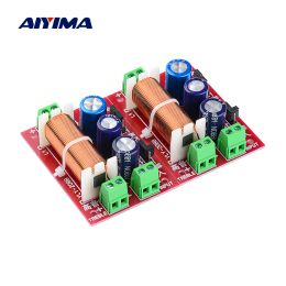 Amplificador Aiyima 2pcs 400W Ajuste de crossover de altavoces 2 vías Divisor de frecuencia de filtros de gase de audio para 216 ohmios DIY del altavoz