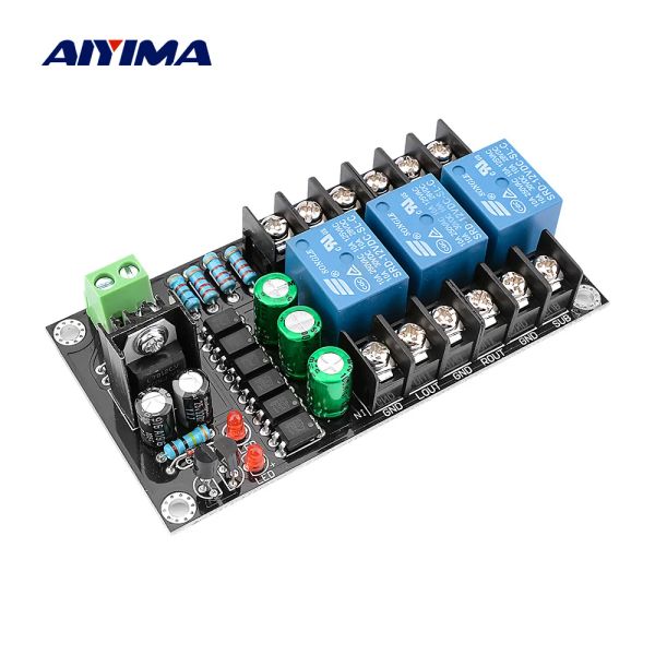 Amplificateur AIYIMA 300W Board de protection des enceintes de l'amplificateur numérique 2.1 Module de protection du haut-parleur de relais de canal Délai de démarrage DC Protect