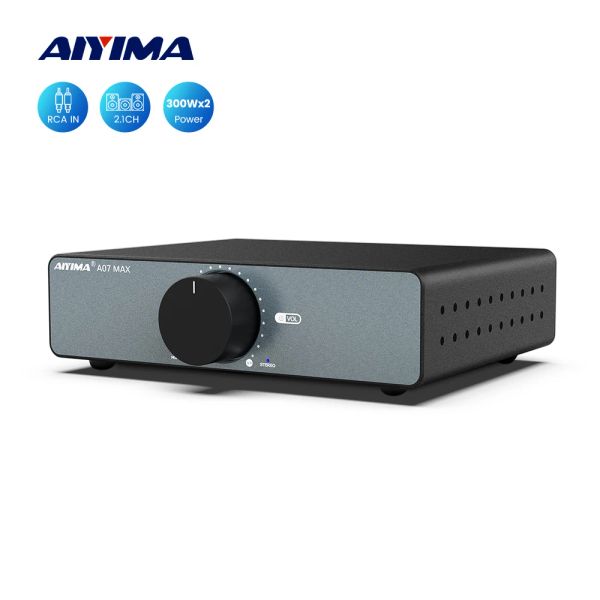 Amplificateur AIYIMA A07 Amplificateur max Home Audio 300W x2 TPA3255 Classe D Power haut-parleur amplificateur mono 600 W