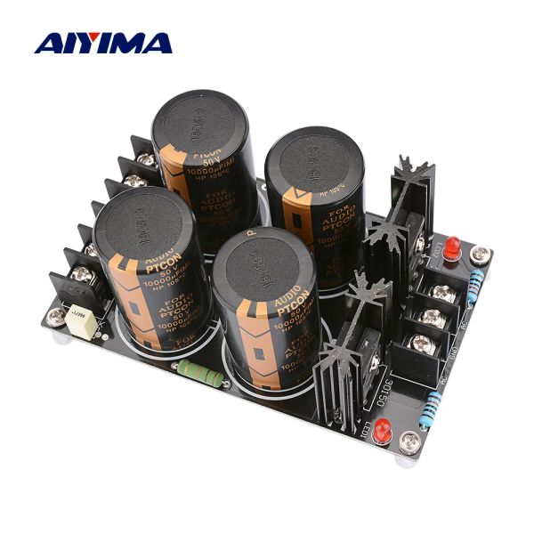 Amplificateur Aiyima Audio 50V 10000uf Condensateur Schottky Rectifier Filtre d'alimentation Board d'alimentation 120A Filtre d'amplificateur de haut-parleur DIY Dual 32V