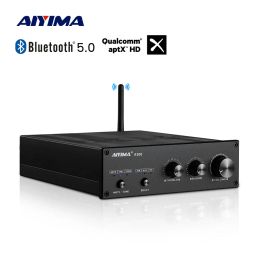 Amplificateur Aiyima Audio A300 TPA3255 Bluetooth 5.0 Amplificateur 300WX2 QCC3034 APTX STEREO AMP ES9023 Décodage XLR Home Theatre équilibré Diy