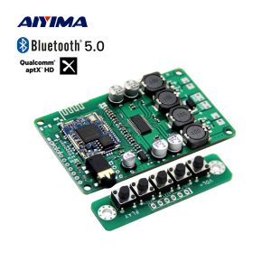 Amplificateur Aiyima Bluetooth 5.0 Amplificateur Board audio QCC3031 / 3034 Amplificateur Power Amplificateur Sound Amplificador 15WX2 avec AUX APTX HD