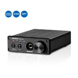 Versterker AIYIMA DACA3 Hoofdtelefoonversterker Audio 192kHz USB Decoder DAC Coverter Dual ESES9038Q2M USB Optische coaxiale versterkers