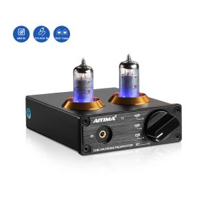 Versterker aiyima hifi vacuüm 6a2 buis mm phono draaibare voorversterker hifi stereo fonograaf voorversterker versterker vinylplatenspeler diy 12v