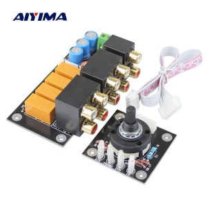 Amplificateur Aiyima RCA AUDIO STOW SECTING SELECTION BANDE LOTUS SIÈGE SIÈGE Relais 4way Sélecteur de signal de signal de signalisation AUDIOT 4WAY