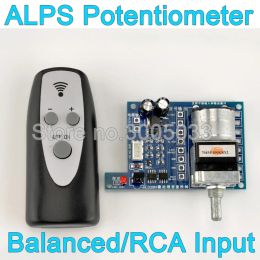 Amplificador Alps Volumen de control remoto Potenciómetro motorizado para el amplificador de alimentación de preamplificador Amp de auriculares Audio DIY, Japan Alps Pot, ACDC9V