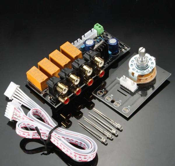 Amplificateur Sélecteur d'entrée audio Sélecteur de relais Signal Signal commutation d'amplificateur RCA pour les haut-parleurs
