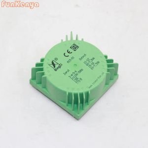 Amplificateur Bingzi Green Square Transformateur 15VA DUAL 7V 12V 15V Transformateur d'amplificateur de puissance diy 220V