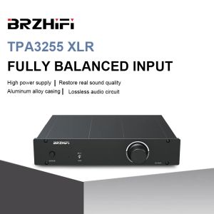 Versterker Brzhifi Audio TPA3255 XLR -versterker Volledig uitgebalanceerde invoer en uitvoer 300W*2 HiFi Digital Amplifier Home Theatre Stereo Sound