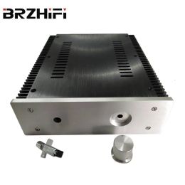 Amplificador BRZHIFI BZ2107 Serie Doble radiador Case de aluminio para el amplificador de potencia Diy DIY CABINACIÓN DE INSTRUMENTO DE CONCLUSIÓN 212*257*70 mm