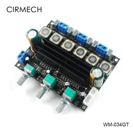 Amplificador Cirmech TPA3116 HIFI HighPower Class D Digital 2.1 Junta de amplificador Estereo estéreo y super bajo 50W*2+100W*1