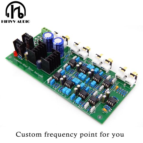 Amplificador Crossover Divider de frecuencia eléctrica Linkwitzriley Red de división de frecuencia eléctrica activa para el sistema de amplificador de audio