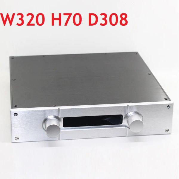 Amplificateur D308 W320 H70 Aluminium Aluminium Aluminium Amplificateur Préampli