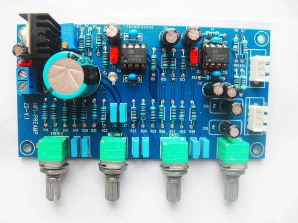 Amplificateur DC 12V35V OPA2604 OPAMP Stéréo Préamplificateur Préamplificateur Volume Control Board pour le haut-parleur de la carte d'amplificateur