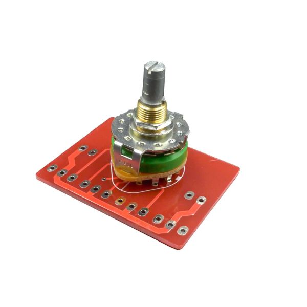 Amplificador DLHIFI 4 formas de interruptor de selección de señal de entrada PCB Board con potenciómetro Alps para amplificador HIFI